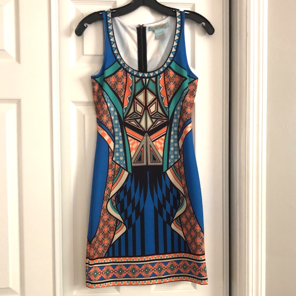 Flying Tomato Multicolor Mini Dress